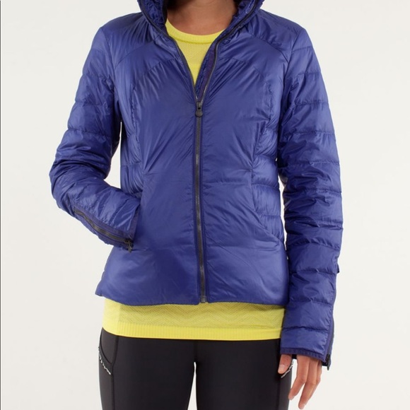Lululemon Down Town Puffy Jacket in Pigment Blue - Picture 1 of 8